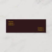 Le piano verrouille le carte de visite (Dos)