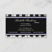 Le piano verrouille le pourpre de ~ de cartes (Dos)