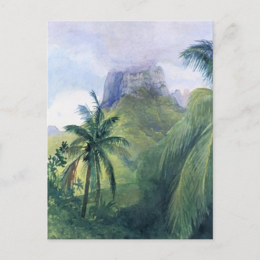 'Le pic de Mauna Roa' - Carte postale John LaFarge (Devant)