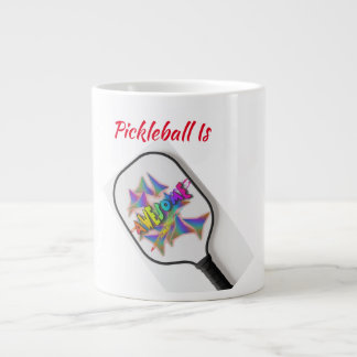 Le Pickleball Est Une Belle Mug De Café