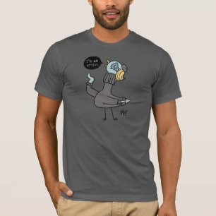 Le Pigeon Je suis un artiste T-shirt gris foncé ho