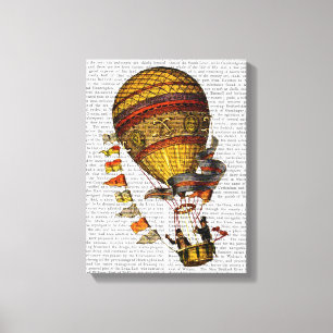 Le Pilote Hot Air-ballon Canvas Afdruk