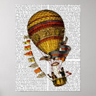 Le Pilote Hot Air-ballon Poster