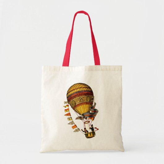 Le Pilote Hot Air-ballon Tote Bag (Voorkant)