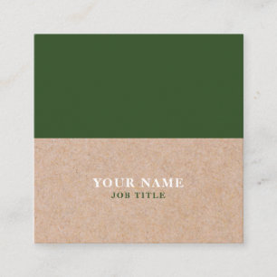 Le pin moderne A IMPRIMÉ le carte de visite carré