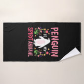 Le pingouin est mon esprit animal (Serviette de bain)