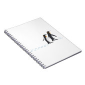 Le pingouin imprime le carnet grand (Côté Droit)