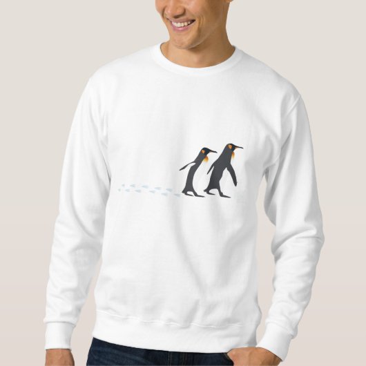 Le pingouin imprime le sweatshirt (Devant)