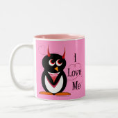 Le pingouin mauvais I M'AIMENT tasse (Gauche)