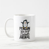 Le pingouin mignon est ma tasse drôle animale de (Gauche)