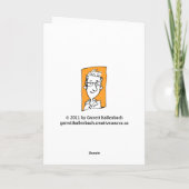 Le pingouin ont une carte joyeuse de Holiday* ! (Dos)