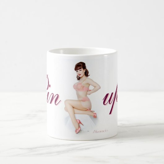 Le Pinup mug #1 (Centre)