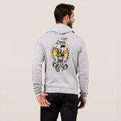 Le Pirate de la Mer | Sweat à capuche zippé pour h (Dos entier)