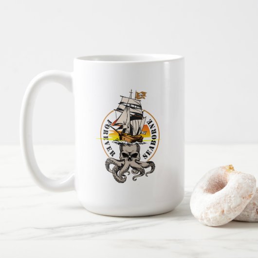 Le pirate de Seaborne | Mug classique 15# (Avec donut)