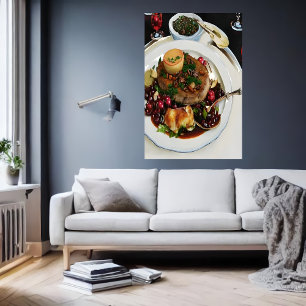 Le pire des plats AI Art Poster