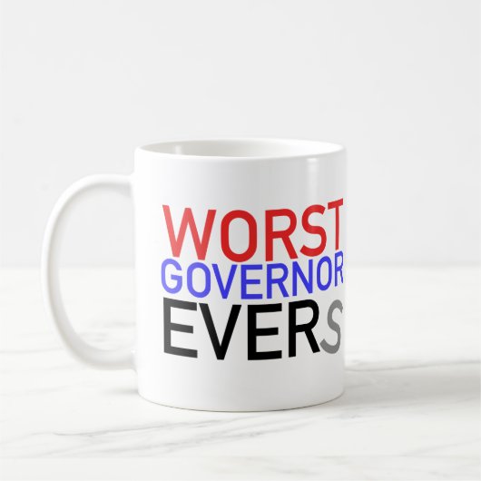 Le Pire Gouverneur Evers Mug (Gauche)