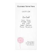 Le pissenlit rose entretient la carte de support (Dos)