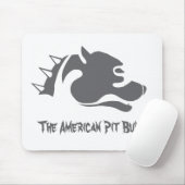 Le pitbull américain - tapis de souris (Avec souris)