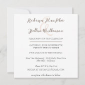 Le pittoresque Faire-part de mariage balnéaire pei (Dos)