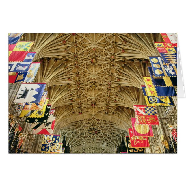 Le plafond de la chapelle de St George, Windsor (Devant horizontal)