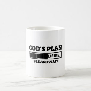 Le plan de Dieu Chargement Veuillez attendre Mug