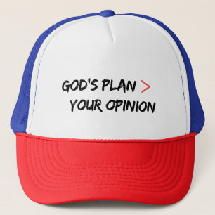Le plan dieux bat votre opinion Casquette chrétien