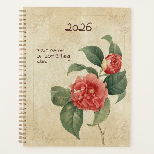 Le Planificateur Camellia Keeper : Édition Winter' (Devant)