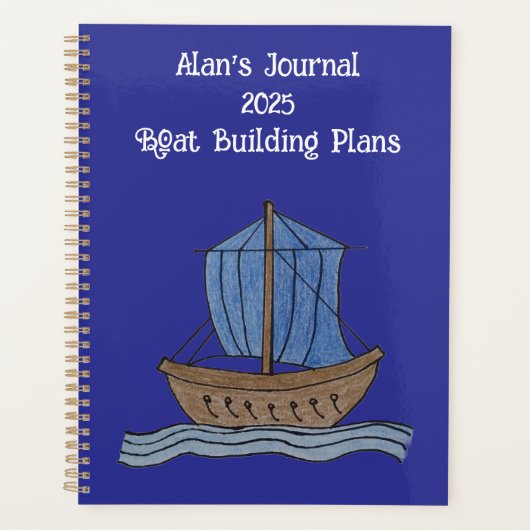 Le planificateur d'Alan pour 2025 (Devant)