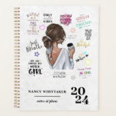 Le planificateur en marbre It Girl 2024 (Devant)