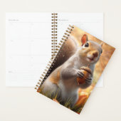 Le planificateur et le journal des écureuils (Devant avec enveloppe)