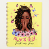 Le planificateur non daté de la fille noire (Devant)