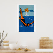 Le Plongeur - Impression Matchbox - Art mural esth (Cuisine)