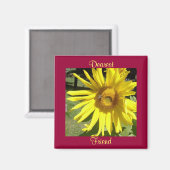 Le plus cher, Ami-Tournesol avec Aimant (Recto/Verso)