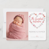 Le plus doux Faire-part de naissance de Saint-Vale (Devant)