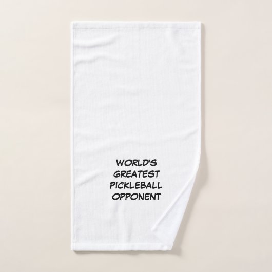 Le plus grand adversaire du monde de basket-ball (Serviette à main)
