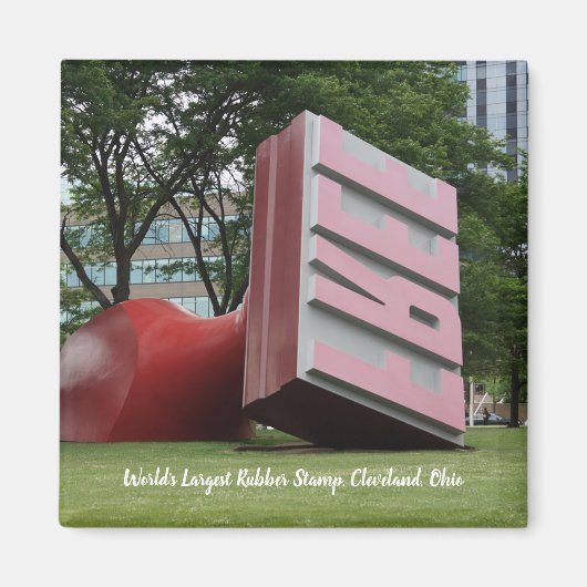 Le plus grand aimant de réfrigérateur en caoutchou (Devant)