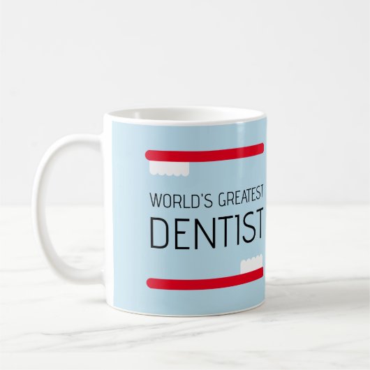 Le plus grand cadeau de tasse à café Dentist du mo (Gauche)