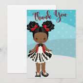 Le plus grand Carte de remerciements d'anniversair (Devant / Derrière)