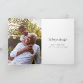 Le plus grand Carte photo de Fête des pères grand- (Intérieur)