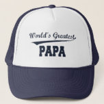 Le plus grand casquette de Papa du monde<br><div class="desc">Montrez à Papa combien vous l'aimez avec un casquette Papa le plus grand du monde ! Aussi disponible sur n'importe quel chemise de style ou sweatshirt.</div>