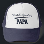 Le plus grand casquette de Papa du monde<br><div class="desc">Montrez à Papa combien vous l'aimez avec un casquette Papa le plus grand du monde ! Aussi disponible sur n'importe quel chemise de style ou sweatshirt.</div>