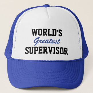 Le plus grand casquette superviseur du monde
