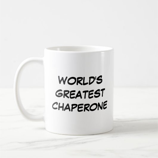 "Le plus grand chaperon du monde" Mug (Gauche)