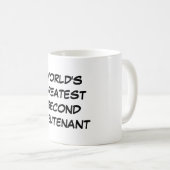 Le plus grand deuxième lieutenant" tasse "du monde (Devant droit)