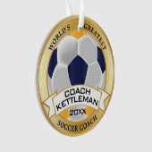 Le plus grand entraîneur de soccer du monde d'or, (devant)