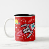 "Le plus grand FILS de l'univers" tasse turquoise  (Gauche)
