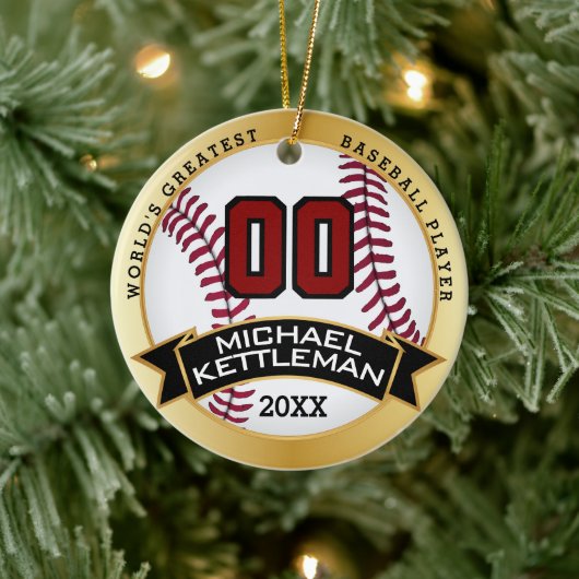 Le plus grand joueur de baseball du monde ornement (Arbre)