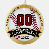 Le plus grand joueur de baseball du monde ornement (Devant)