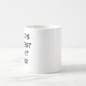 "Le plus grand joueur de cricket du monde" Mug (Centre)