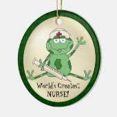 Le plus grand ornement de grenouille de (Gauche)